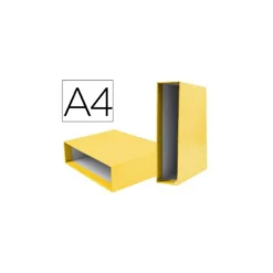 Caja archivador marca Liderpapel de palanca Din A4 documenta Amarillo