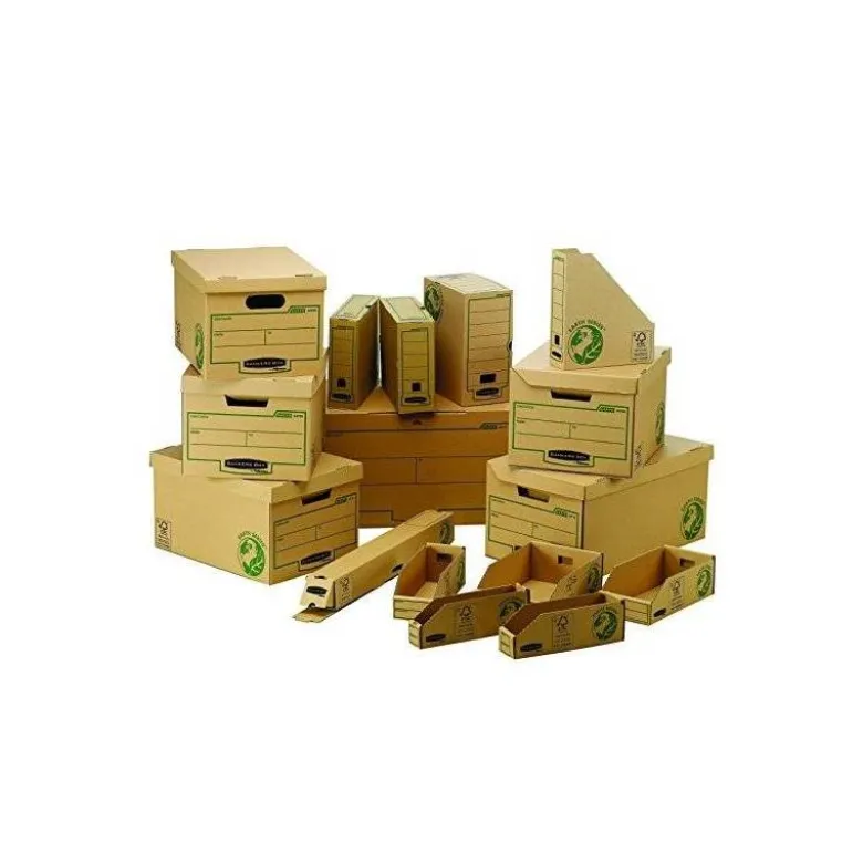 Caja Archivo Definitivo Fellowes Carton Reciclado Folio 150 mm