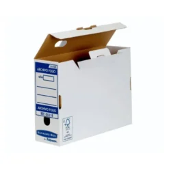 CAJA ARCHIVO DEFINITIVO FELLOWES CARTON RECICLADO FOLIO 100 MM COLOR AZUL