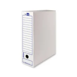 CAJA ARCHIVO DEFINITIVO LIDERPAPEL ECOUSE CARTON 100% RECICLADO 104 FOLIO 365X251X100MM 325G/M2