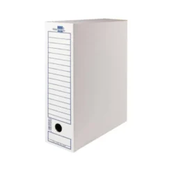 CAJA ARCHIVO DEFINITIVO LIDERPAPEL ECOUSE CARTON 100% RECICLADO FOLIO PROLONGADO 388X275X116MM 325G/M2