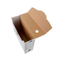 CAJA ARCHIVO DEFINITIVO LIDERPAPEL ECOUSE CARTON 100% RECICLADO FOLIO PROLONGADO 388X275X116MM 325G/M2