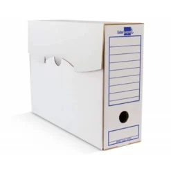 CAJA ARCHIVO DEFINITIVO LIDERPAPEL ECOUSE CARTÓN 100% RECICLADO 106 LISTADOS DE ORDENADOR 430X316X116MM 325G/M2