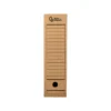 CAJA ARCHIVO DEFINITIVO LIDERPAPEL DIN A4 CARTON RECICLADO 325G/M2 LOMO 82 MM KRAFT 325X82X250 MM