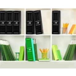 CAJA ARCHIVO DEFINITIVO PLASTICO LIDERPAPEL NEGRO 360X260X100 MM
