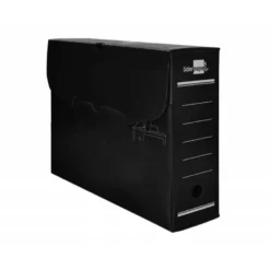 CAJA ARCHIVO DEFINITIVO PLASTICO LIDERPAPEL NEGRO 360X260X100 MM
