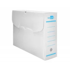 Caja archivo definitivo plastico liderpapel blanco 360x260x100 mm