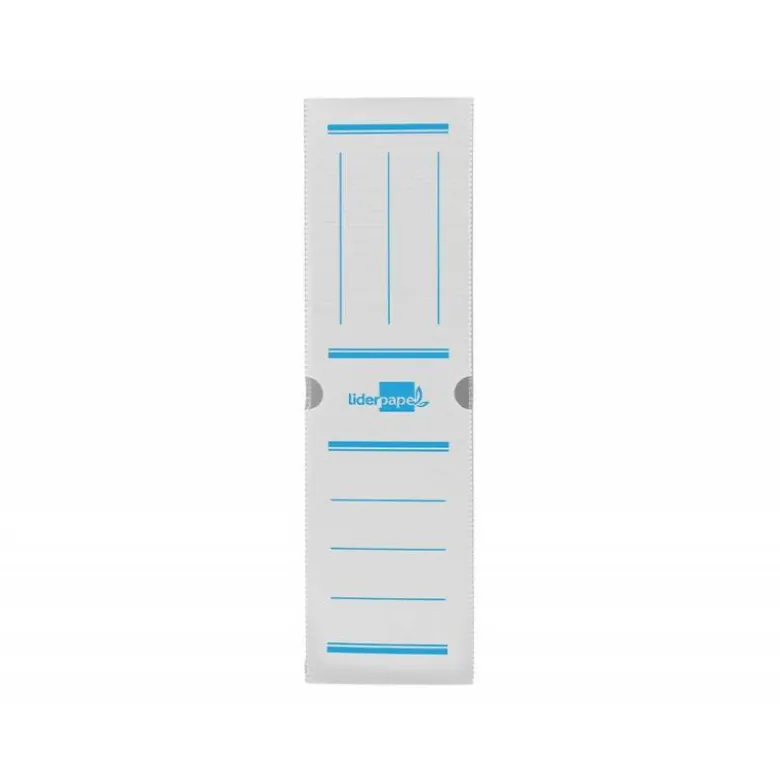 Caja archivo definitivo plastico liderpapel blanco 360x260x100 mm