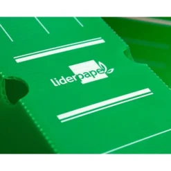 Caja archivo definitivo plastico liderpapel verde 360x260x100 mm
