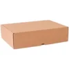 CAJA AUTOMONTABLE Q-CONNECT PARA E-COMMERCE Y REGALO CARTON RECICLADO CANAL SIMPLE 3 MM KRAFT 210X180X60 MM