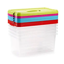 Caja multiusos de plastico con asa 385X230X175 mm