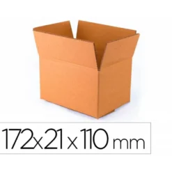 Caja para embalar de doble canal de 17x21x11cm