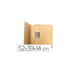 Caja para embalar Libros de tamaño 52x39x14Cm. marca Q-Connect