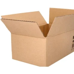 CAJA PARA EMBALAR Q-CONNECT AMERICANA ULTRARRESISTENTE CARTON RECICLADO CANAL DOBLE 7MM COLOR KRAFT 600X400X290 MM