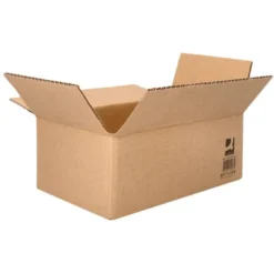 CAJA PARA EMBALAR Q-CONNECT AMERICANA ULTRARRESISTENTE CARTON RECICLADO CANAL DOBLE 7MM COLOR KRAFT 600X400X290 MM