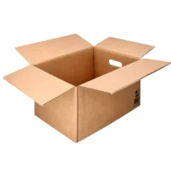 CAJA PARA EMBALAR Q-CONNECT AMERICANA ULTRARRESISTENTE CONASAS CARTON CANAL DOBLE 7 MM COLOR KRAFT 430X300X250 MM
