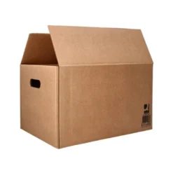 CAJA PARA EMBALAR Q-CONNECT AMERICANA ULTRARRESISTENTE CONASAS CARTON CANAL DOBLE 7 MM COLOR KRAFT 430X300X250 MM
