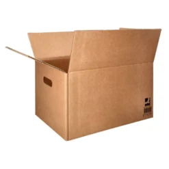 CAJA PARA EMBALAR Q-CONNECT AMERICANA ULTRARRESISTENTE CONASAS CARTON CANAL DOBLE 7 MM COLOR KRAFT 600X400X290 MM