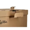 CAJON CONTENEDOR LIDERPAPEL CARTON MANUAL PARA 5 CAJAS ARCHIVO DEF. FOLIO / 6 ARCHIVADORES A-Z 540X410X300MM