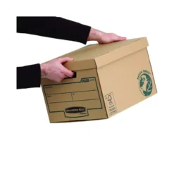 Cajon Fellowes carton Reciclado capacidad 4 cajas archivo 80 mm 269x340x400 mm