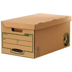 Cajon Fellowes carton Reciclado capacidad 4 cajas archivo 80 mm 269x340x400 mm