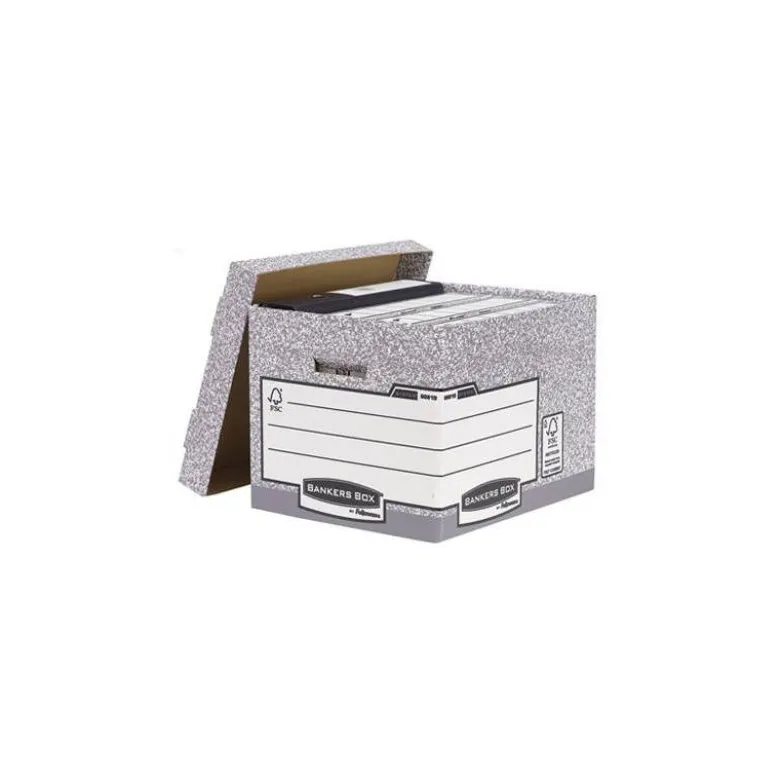 Cajon Fellowes carton reciclado capacidad 4 cajas archivo tamaño Din A4