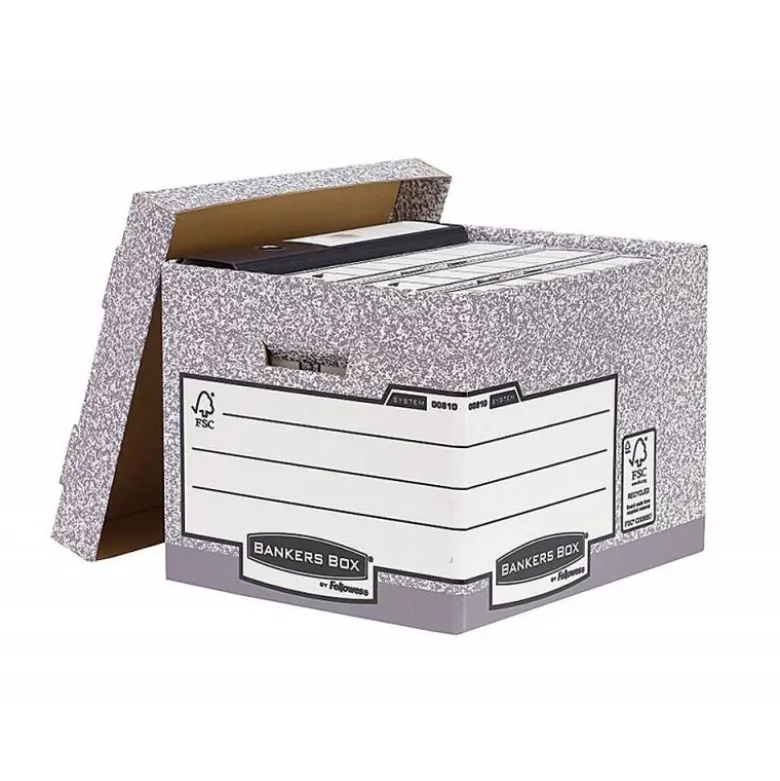 Cajon Fellowes carton reciclado capacidad 4 cajas archivo tamaño Din A4