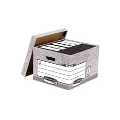 Cajon Fellowes carton reciclado capacidad 4 cajas archivo tamaño folio