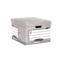 Cajon Fellowes carton reciclado capacidad 4 cajas archivo tamaño folio