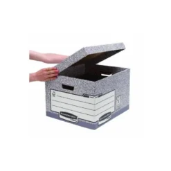 Cajon Fellowes carton reciclado capacidad 4 cajas archivo tamaño folio