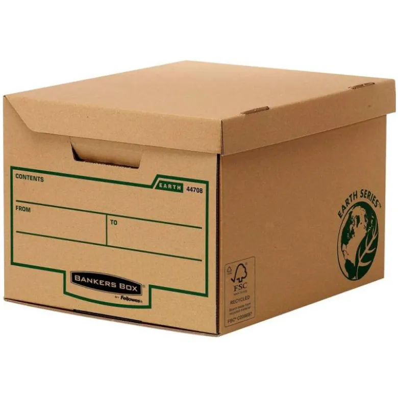 Cajon Fellowes carton Reciclado capacidad 6 cajas archivo 80 mm