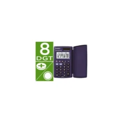 Calculadora Bolsillo Casio HS-8VER 8 digitos Azul
