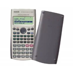 CALCULADORA CASIO FC-100V FINANCIERA 4 LINEAS 10+2 DIGITOS ALMACENAMIENTO FLASH CALCULO DE GANANCIAS CON TAPA