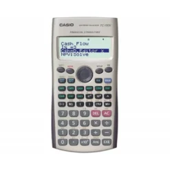 CALCULADORA CASIO FC-100V FINANCIERA 4 LINEAS 10+2 DIGITOS ALMACENAMIENTO FLASH CALCULO DE GANANCIAS CON TAPA