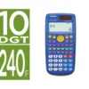 CALCULADORA CASIO FX-55 PLUS CIENTIFICA 240 FUNCIONES PANTALLA DE CUATRO LINEAS SOLAR Y PILA