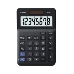 CALCULADORA CASIO MS-8F SOBREMESA 8 DIGITOS TAX +/- COLOR NEGRO