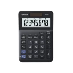 CALCULADORA CASIO MS-8F SOBREMESA 8 DIGITOS TAX +/- COLOR NEGRO
