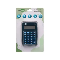 CALCULADORA LIDERPAPEL BOLSILLO XF02 8 DIGITOS PILAS COLOR AZUL 99X64X9 MM