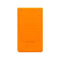 CALCULADORA LIDERPAPEL BOLSILLO XF10 8 DIGITOS SOLAR Y PILAS COLOR NARANJA 115X65X8 MM