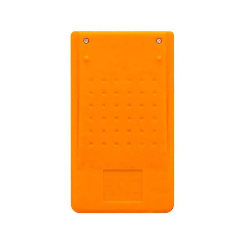 CALCULADORA LIDERPAPEL BOLSILLO XF10 8 DIGITOS SOLAR Y PILAS COLOR NARANJA 115X65X8 MM
