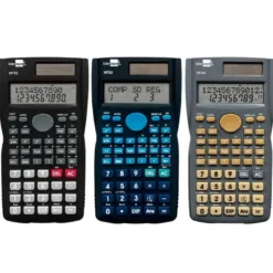 CALCULADORA LIDERPAPEL CIENTIF ICA XF35 240 FUNCIONES CON TAPA SOLAR Y PILAS EXPOSITOR DE 10 UNIDADES COLORES SURTIDOS