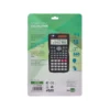 CALCULADORA LIDERPAPEL CIENTIFICA XF33 12 DIGITOS 240 FUNCIONES CON TAPA SOLAR Y PILAS COLOR NEGRO 156X85X20