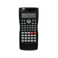 CALCULADORA LIDERPAPEL CIENTIFICA XF33 12 DIGITOS 240 FUNCIONES CON TAPA SOLAR Y PILAS COLOR NEGRO 156X85X20