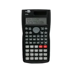 CALCULADORA LIDERPAPEL CIENTIFICA XF33 12 DIGITOS 240 FUNCIONES CON TAPA SOLAR Y PILAS COLOR NEGRO 156X85X20