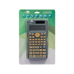 CALCULADORA LIDERPAPEL CIENTIFICA XF34 12 DIGITOS 240 FUNCIONES CON TAPA SOLAR Y PILAS COLOR GRIS 156X85X20