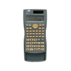 CALCULADORA LIDERPAPEL CIENTIFICA XF34 12 DIGITOS 240 FUNCIONES CON TAPA SOLAR Y PILAS COLOR GRIS 156X85X20