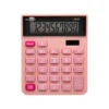 CALCULADORA LIDERPAPEL SOBREMESA XF23 10 DIGITOS SOLAR Y PILAS COLOR ROSA 127X105X24 MM