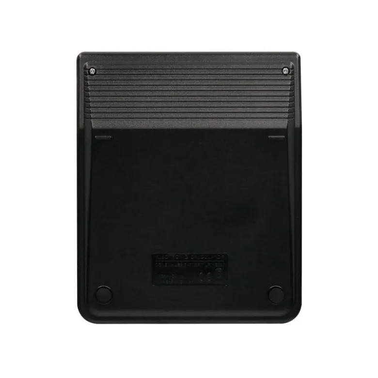 CALCULADORA LIDERPAPEL SOBREMESA XF26 12 DIGITOS SOLAR Y PILAS 127X105X24 MM COLOR NEGRO