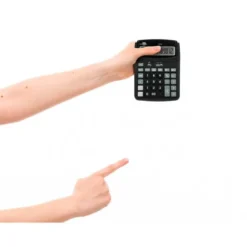 CALCULADORA LIDERPAPEL SOBREMESA XF39 12 DIGITOS SOLAR Y PILAS COLOR NEGRO 190X140X32 MM 40% PLASTICO