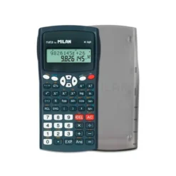 CALCULADORA MILAN CIENTIFICA M240 BLACK 2 LINEAS 240 FUNCIONES 10+2 DIGITOS COLOR NEGRA CON TAPA COLOR GRIS